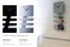Designové nástěnné kyvadlové hodiny 2855mi Nextime Bold Stripes silver 38x19cm (obrázek 2)