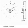 Designové nástěnné hodiny Nomon Mixto NP 125cm (obrázek 1)