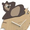 Dětské hodiny CalleaDesign medvěd 36cm (možnost vlastního jména) (obrázek 2)