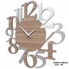 Designové hodiny 10-020n CalleaDesign Russel 45cm (více dekorů dýhy) (obrázek 2)
