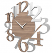Designové hodiny 10-020n CalleaDesign Russel 45cm (více dekorů dýhy)