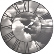 Nástěnné hodiny Designové nástěnné hodiny 3037 Nextime Clouds 39cm