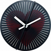 Nástěnné hodiny Pohyblivé designové nástěnné hodiny Nextime 3124 Kinegram Heart 30cm