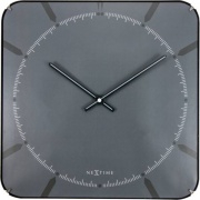 Nástěnné hodiny Designové nástěnné hodiny 3173 Nextime Michael Dome Grey 35cm