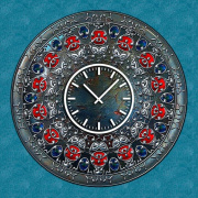 Nástěnné hodiny Designové nástěnné hodiny 3800-0002 DX-time 40cm