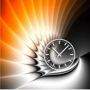 Nástěnné hodiny Designové nástěnné hodiny 4222-0002 DX-time 40cm