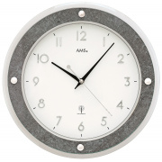 Designové nástěnné hodiny 5566 AMS řízené rádiovým signálem 31cm