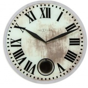 Kyvadlové hodiny Designové nástěnné kyvadlové hodiny 8162 Nextime Romana 43cm