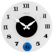 Kyvadlové hodiny Designové nástěnné kyvadlové hodiny 8635 Nextime Milano Color 35cm