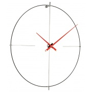 Designové nástěnné hodiny Nomon Bilbao L red 110cm