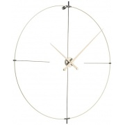 Designové nástěnné hodiny Nomon Bilbao L bílé 110cm
