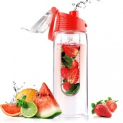 ASOBU   Fresh&Eco ASOBU designová fresh láhev s infuserem Flavour It červená 600ml