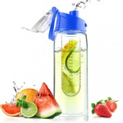 ASOBU   Fresh&Eco ASOBU designová fresh láhev s infuserem Flavour It modrá 600ml