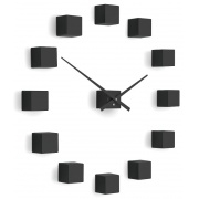 Nalepovací hodiny Designové nástěnné nalepovací hodiny Future Time FT3000BK Cubic black