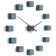 Nalepovací hodiny Designové nástěnné nalepovací hodiny Future Time FT3000GY Cubic light grey