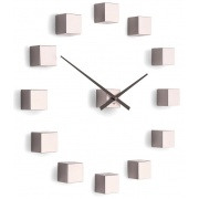 Nalepovací hodiny Designové nástěnné nalepovací hodiny Future Time FT3000PI Cubic pink