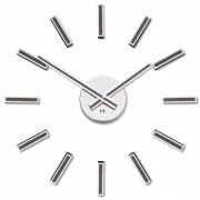 Nástěnné hodiny Designové nalepovací hodiny Future Time FT9400TT Modular titanium grey 40cm