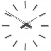 Nástěnné hodiny Designové nalepovací hodiny Future Time FT9600TT Modular titanium grey 60cm