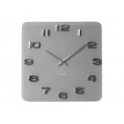 Designové nástěnné hodiny 5488GY Karlsson 35cm