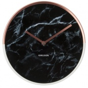 Designové nástěnné hodiny 5605BK Karlsson 30cm