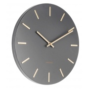 Designové nástěnné hodiny 5821GY grey Karlsson 30cm