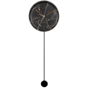 Nástěnné hodiny Designové kyvadlové nástěnné hodiny 5860BK Karlsson 75cm