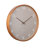 Nástěnné hodiny Designové nástěnné hodiny 5993GY Karlsson 40cm