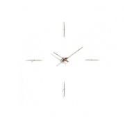 Designové nástěnné hodiny Nomon Merlin Walnut 4NP 125cm