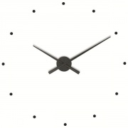 Nalepovací hodiny Designové nástěnné hodiny NOMON OJ černé 50cm