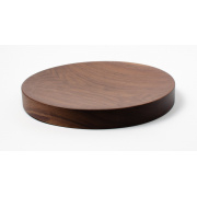 DOMÁCNOST Luxusní dřevěný odkládací podnos Pau Natural solid walnut 27cm