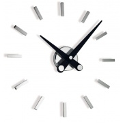 Nalepovací hodiny Designové nástěnné hodiny Nomon Puntos Suspensivos 12i black 50cm