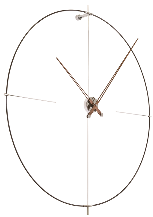 Fotografie Designové nástěnné hodiny Nomon Bilbao N černé 110cm