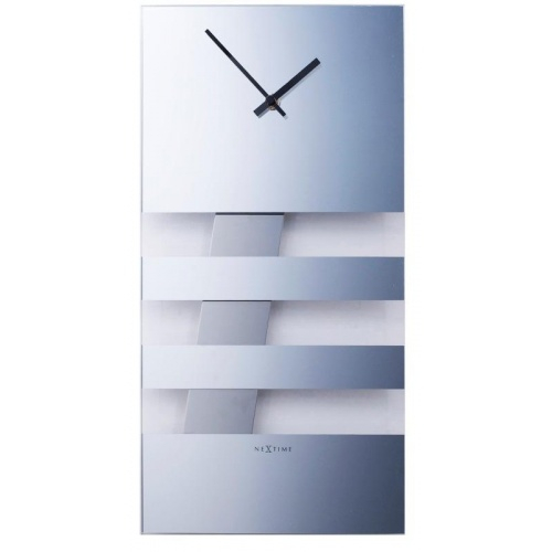 Designové nástěnné kyvadlové hodiny 2855mi Nextime Bold Stripes silver 38x19cm
Kliknutím zobrazíte detail obrázku.