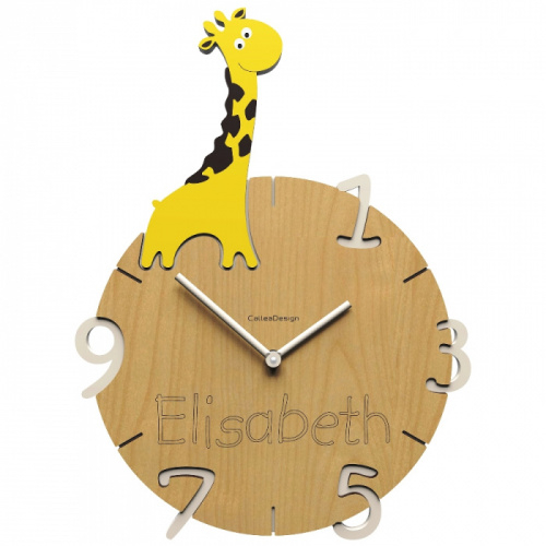 Dětské hodiny CalleaDesign žirafa 42cm (možnost vlastního jména)
Kliknutím zobrazíte detail obrázku.