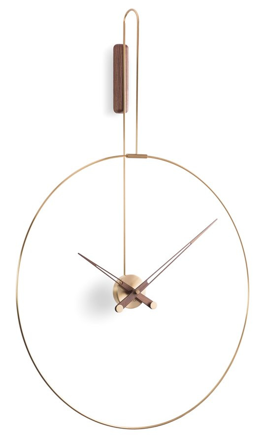 Designové nástěnné hodiny Nomon Daro Gold 108cm