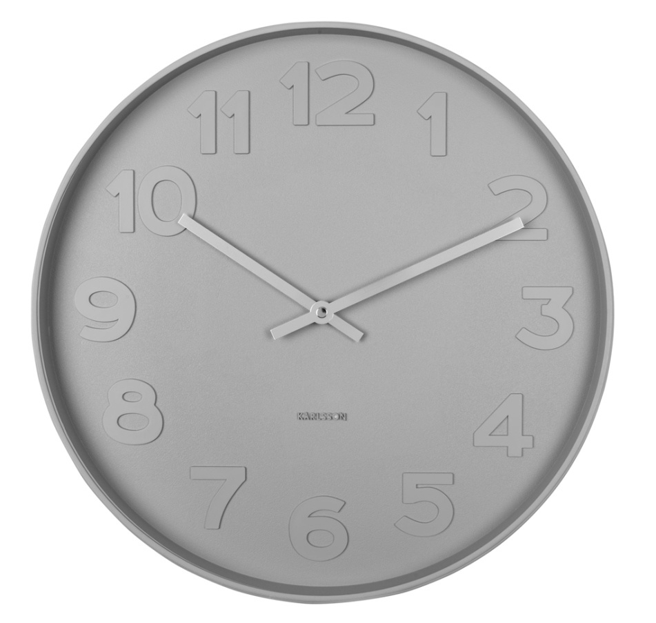 Designové nástěnné hodiny 5636WG Karlsson 38cm