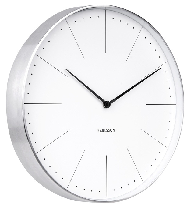 Fotografie Designové nástěnné hodiny 5681WH Karlsson 38cm