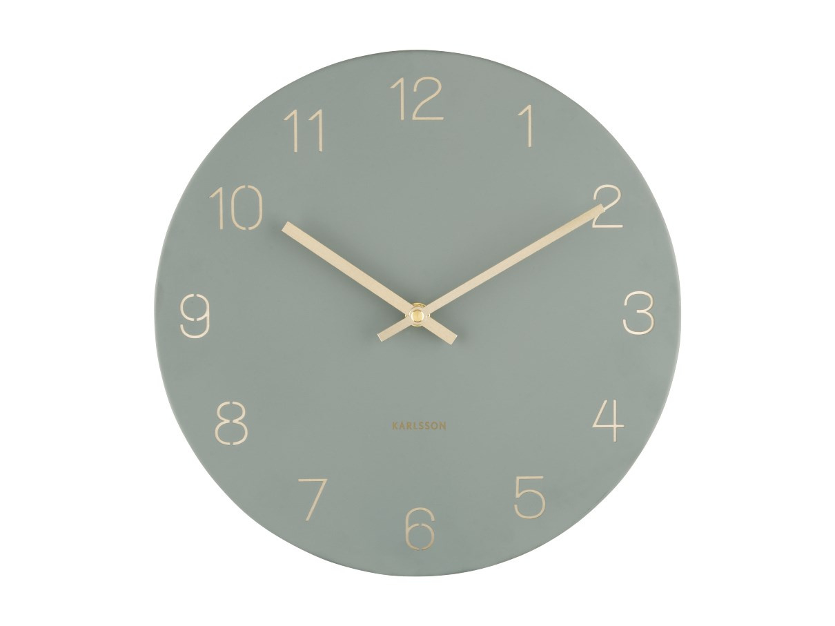 Designové nástěnné hodiny 5788GR Karlsson 30cm