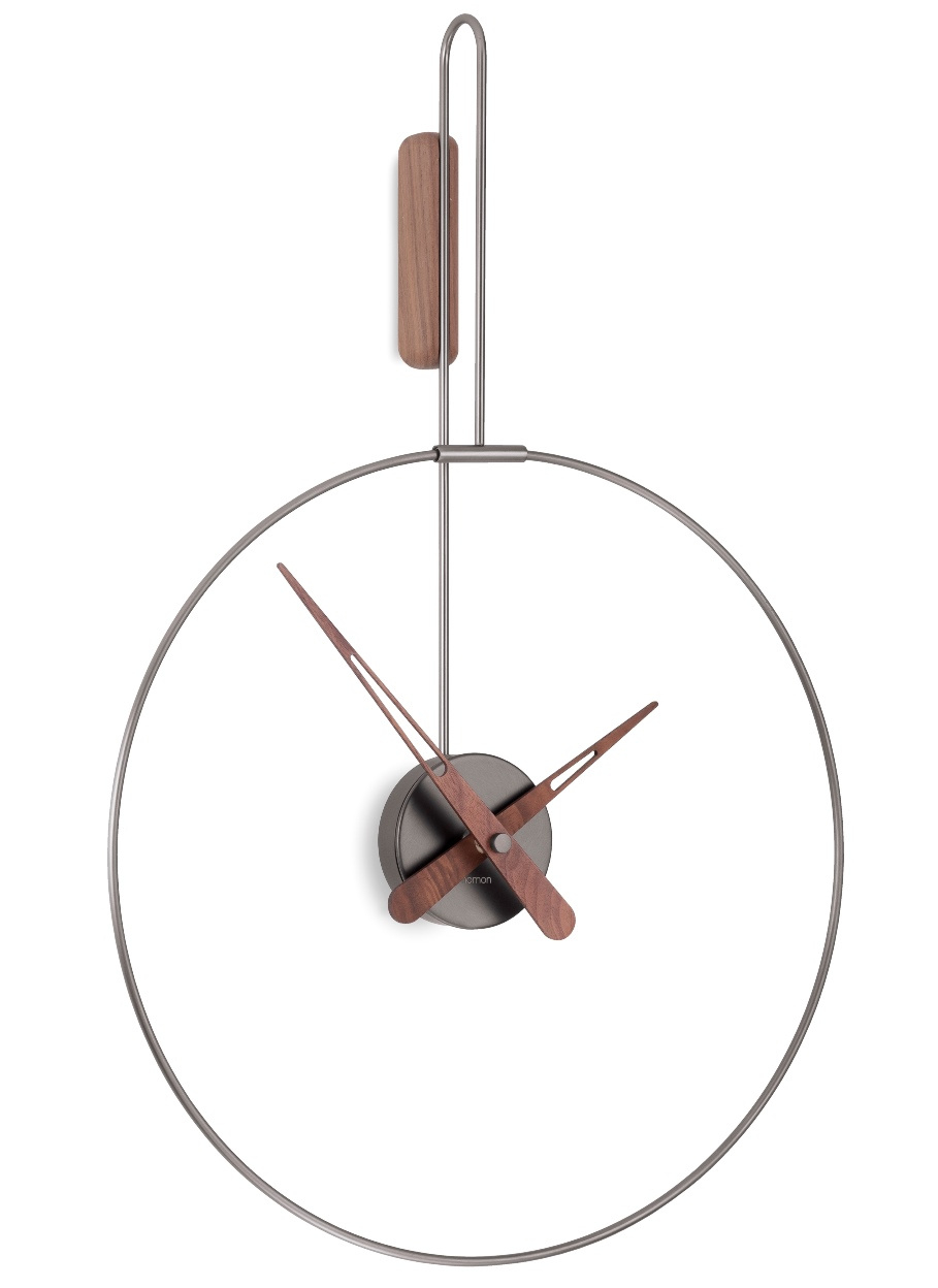 Designové nástěnné hodiny Nomon Daro Graphite 108cm