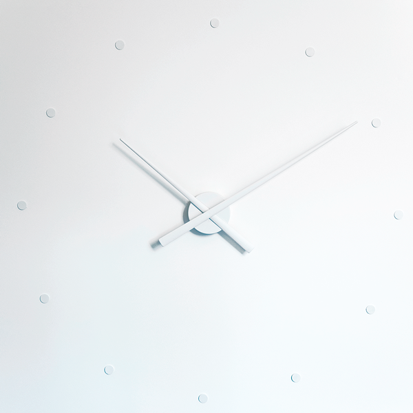 Fotografie Designové nástěnné hodiny NOMON OJ bílé 50cm